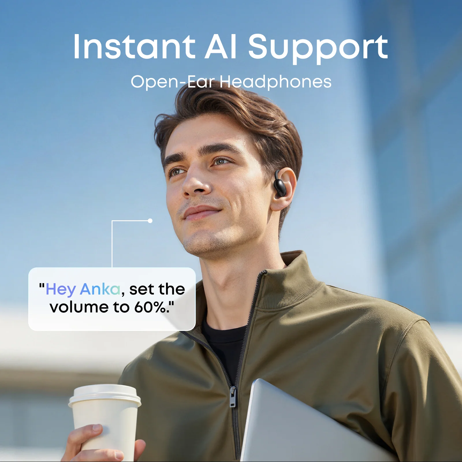 soundcore AeroFit 2 AI Assistant | Open-Ear Headphones, AI Translation - Image 4
