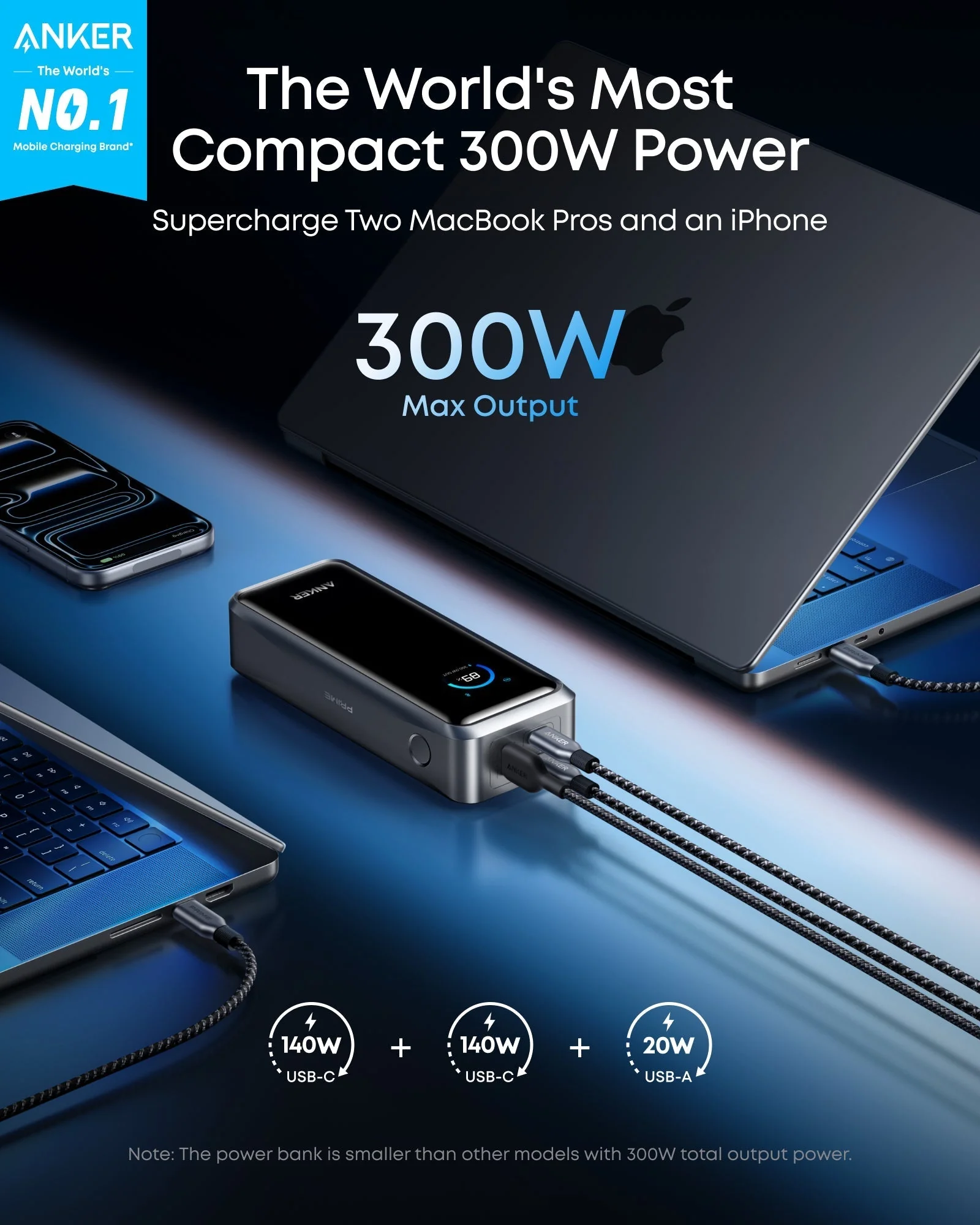 Anker Prime Power Bank (26K, 300W) - Image 2