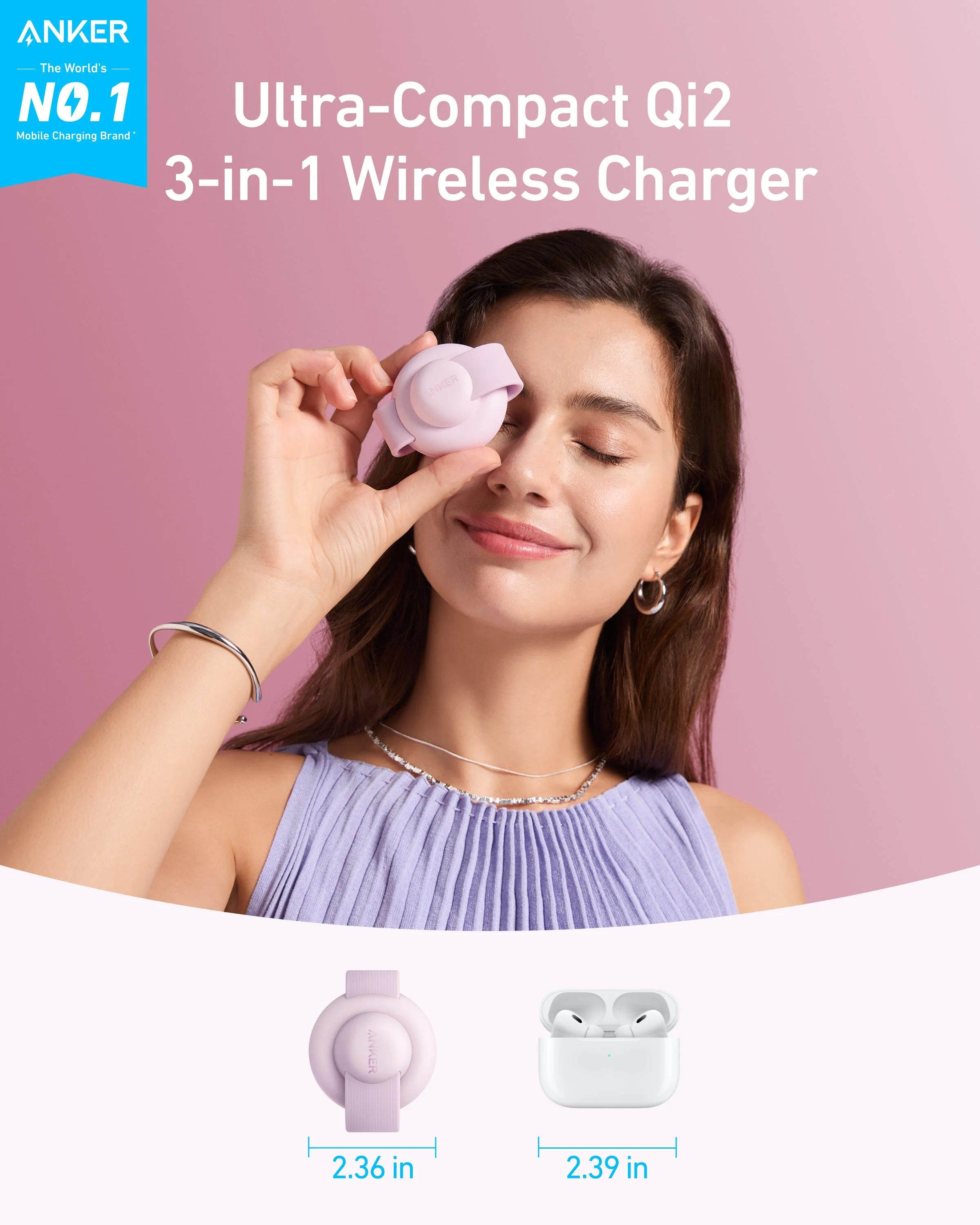 Anker MagGo Wireless Charging Station (3-in-1, Foldable Pad) - Image 15