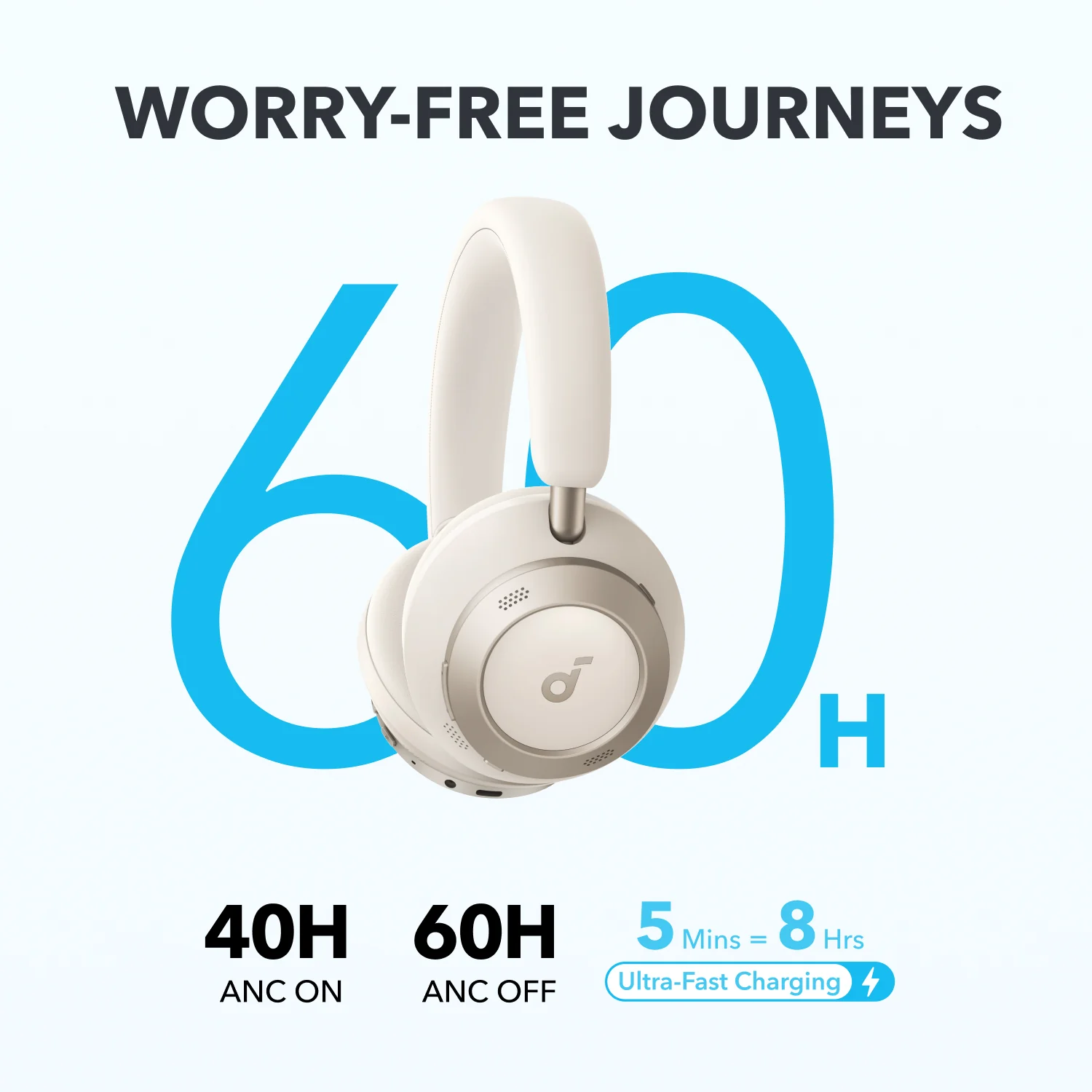 soundcore Space One Pro | Super Foldable Over-Ear Headphones - Image 15
