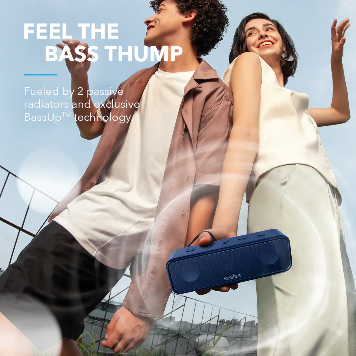 soundcore 3 | Portable Bluetooth Speaker with Stereo Sound, IPX7 Waterproof - Image 10