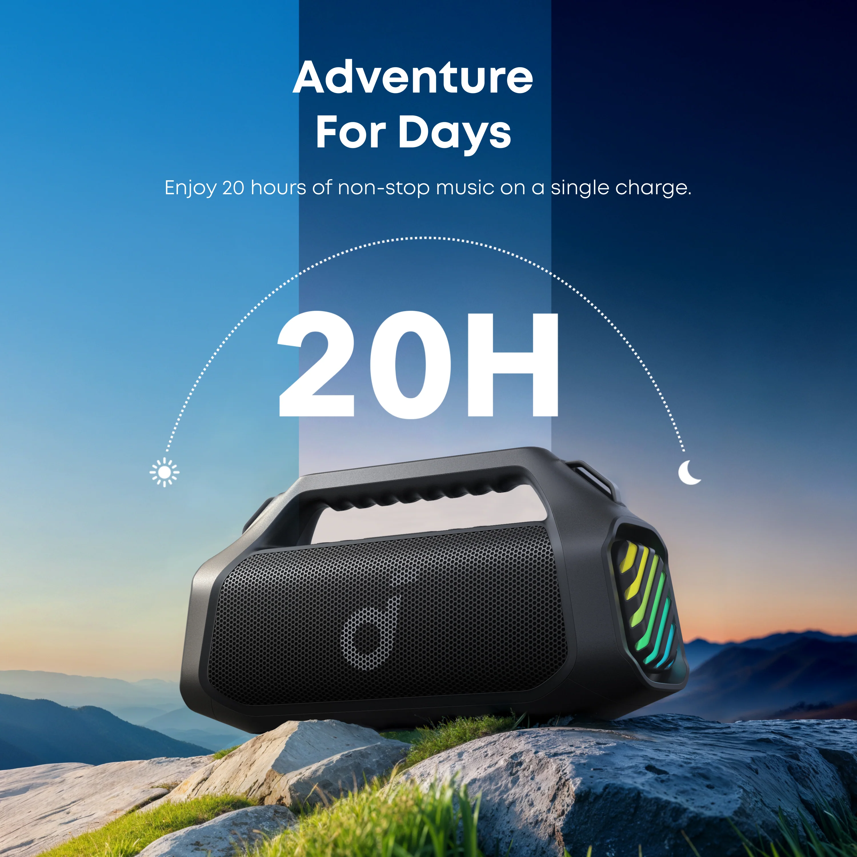 Boom 2 Pro | Ultra-Deep Bass for Outdoor Adventures The Ultimate Speaker for Outdoor Adventures, Fishing Trips Relaxing on the Beach - Image 5