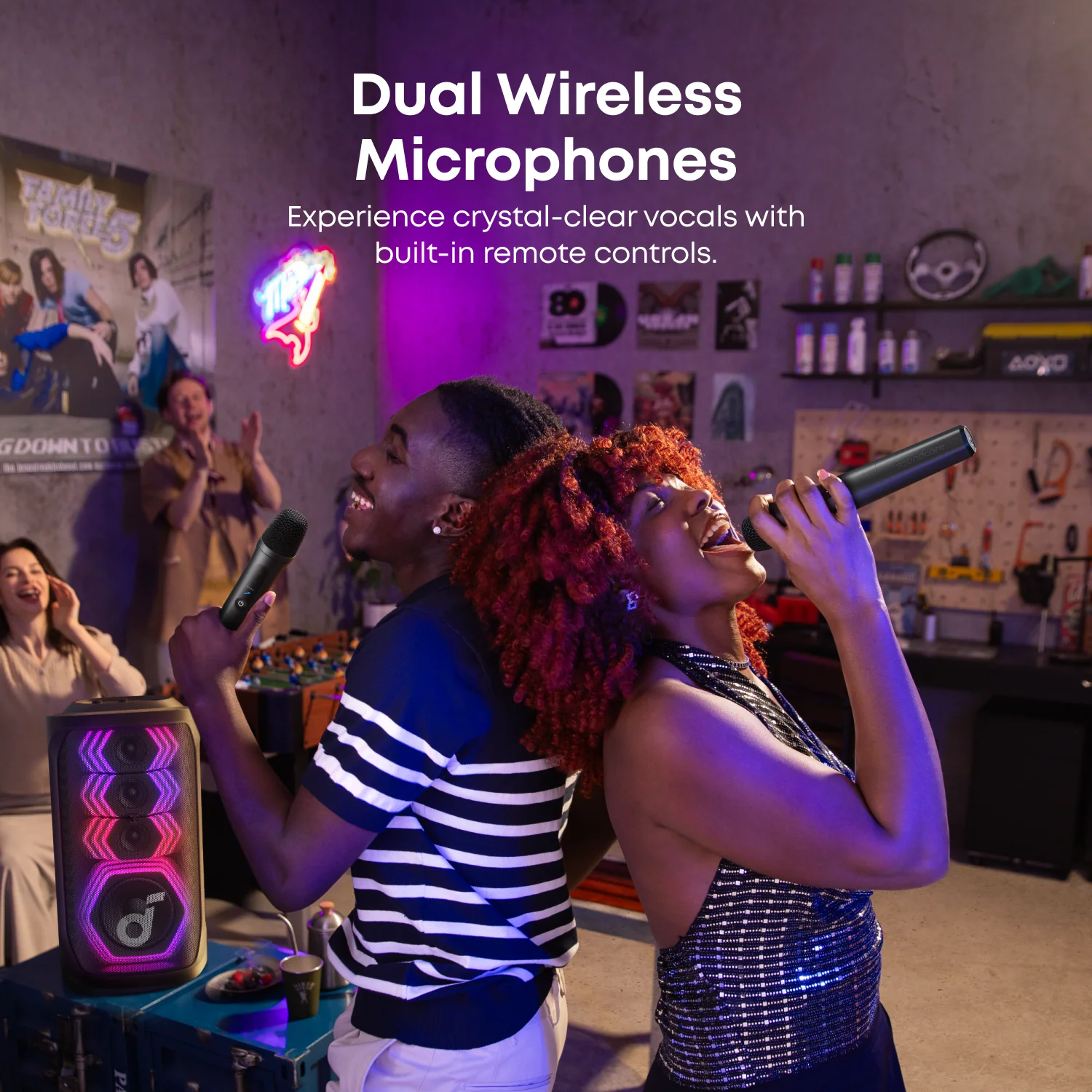 soundcore Rave 3S | AI Karaoke Party Speaker with 200W Sound, Light Show - Image 6