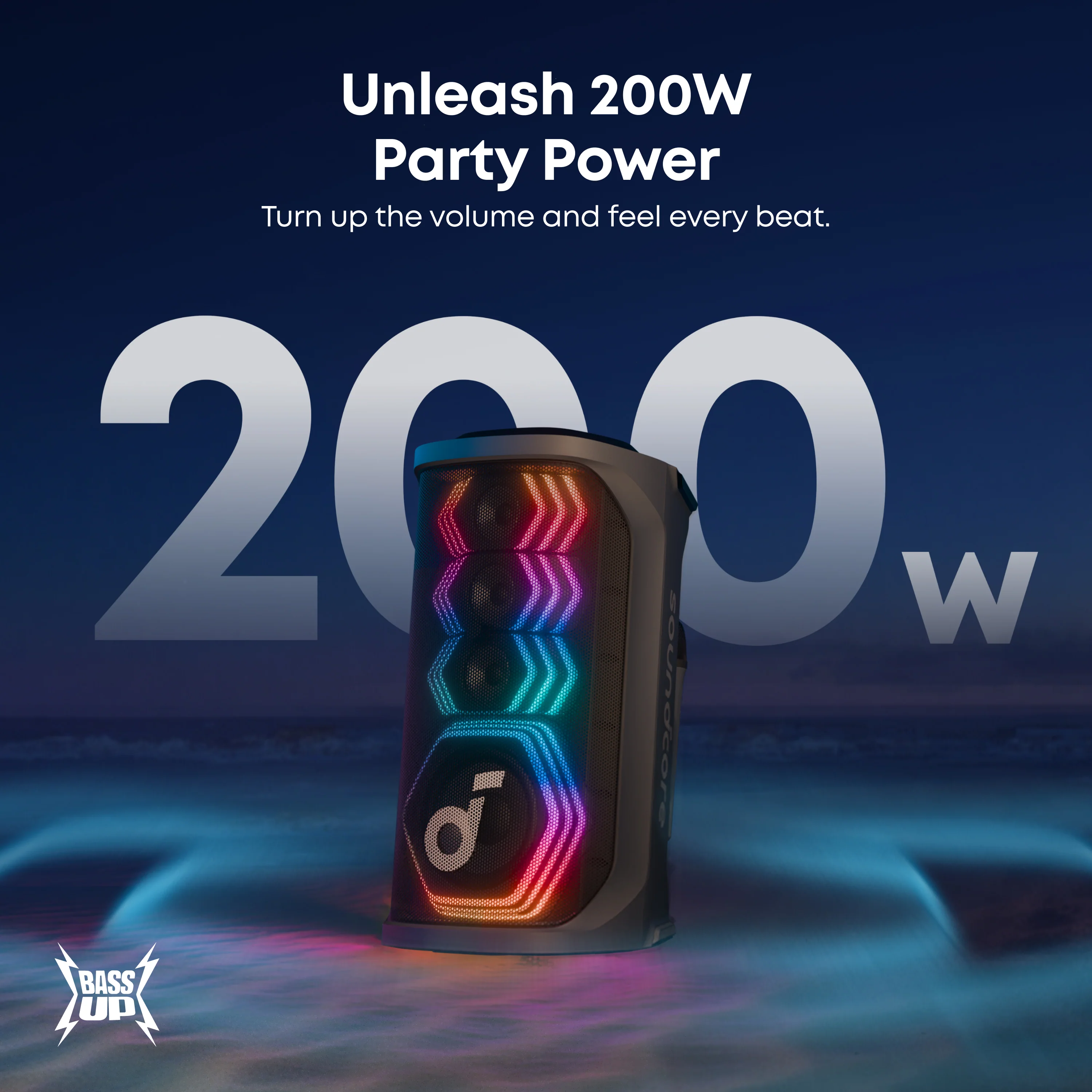 soundcore Rave 3S | AI Karaoke Party Speaker with 200W Sound, Light Show - Image 9
