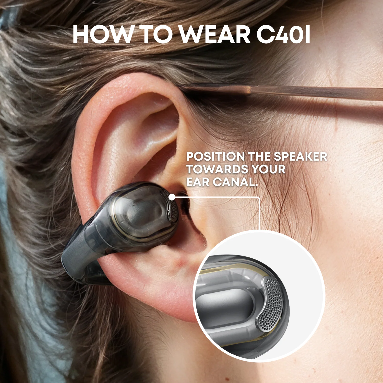 soundcore C40i | Open-Ear Clip-On Earbuds, Clear Sound - Image 19