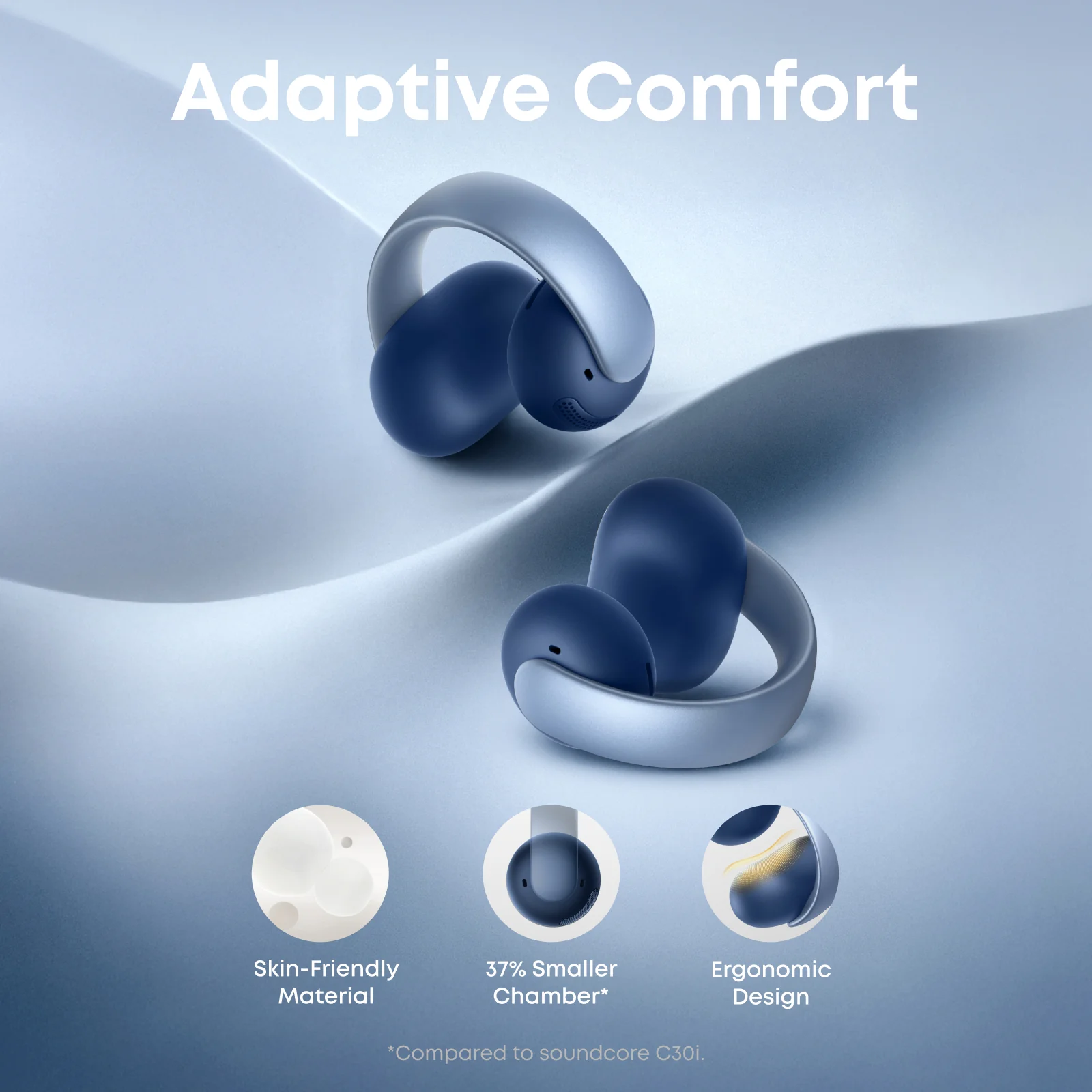 soundcore AeroClip | Open-Ear Clip-On Earbuds with Adaptive Comfort - Image 26