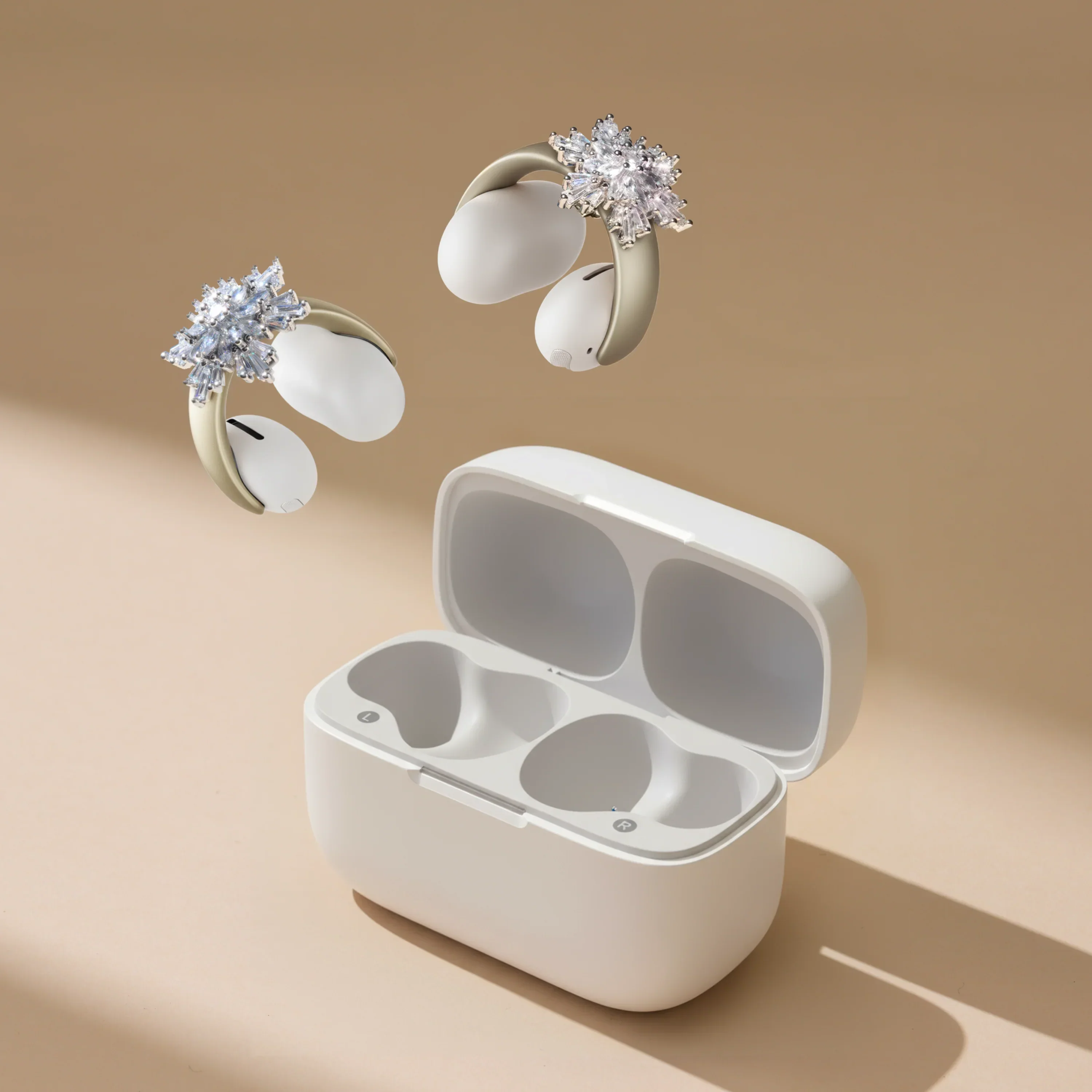 Stylish Snowflake Accessory | Exclusive Design for soundcore AeroClip - Image 5