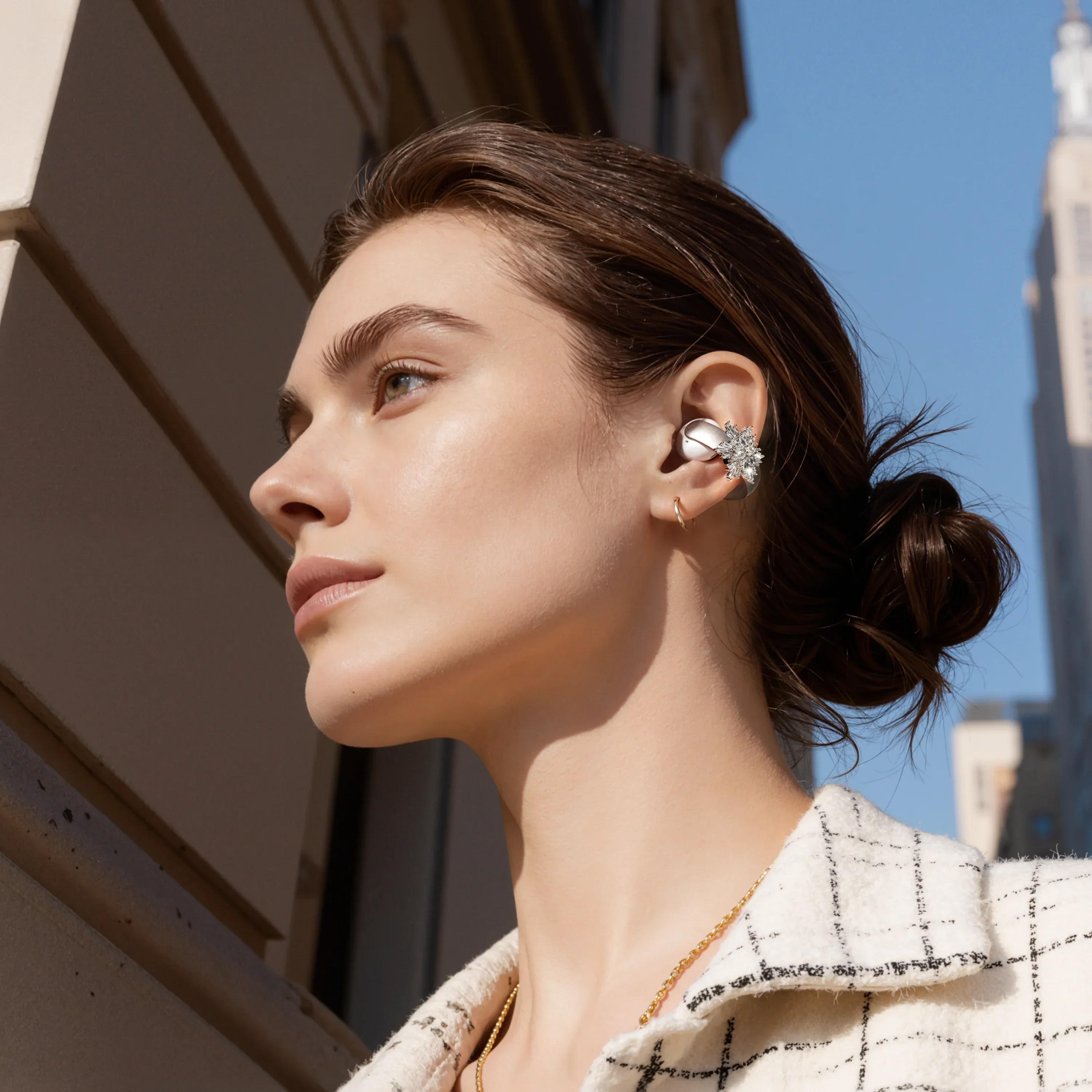 Stylish Snowflake Accessory | Exclusive Design for soundcore AeroClip - Image 6