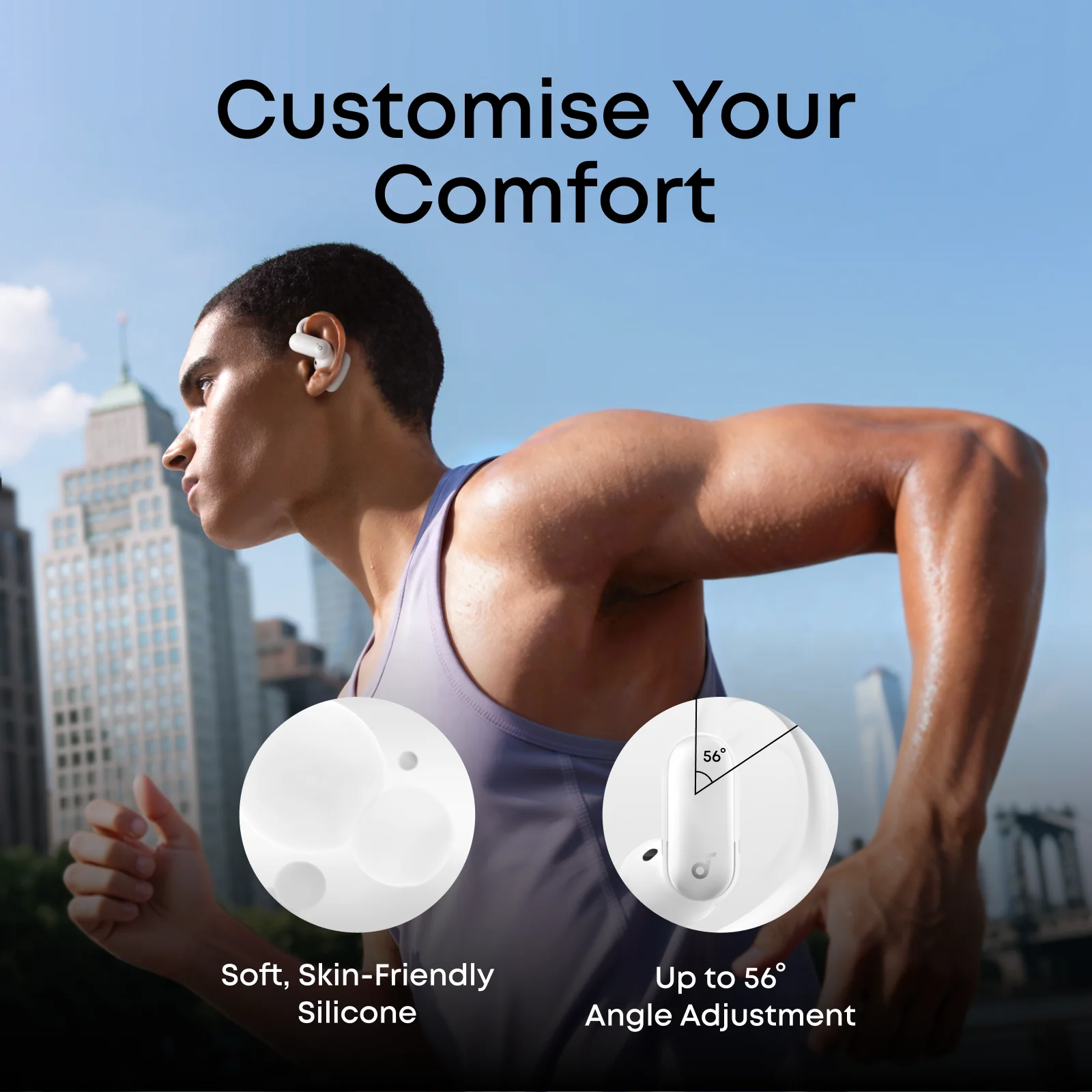 soundcore AeroFit 2 Pro | 2-in-1 Hybrid Earbuds - Image 11