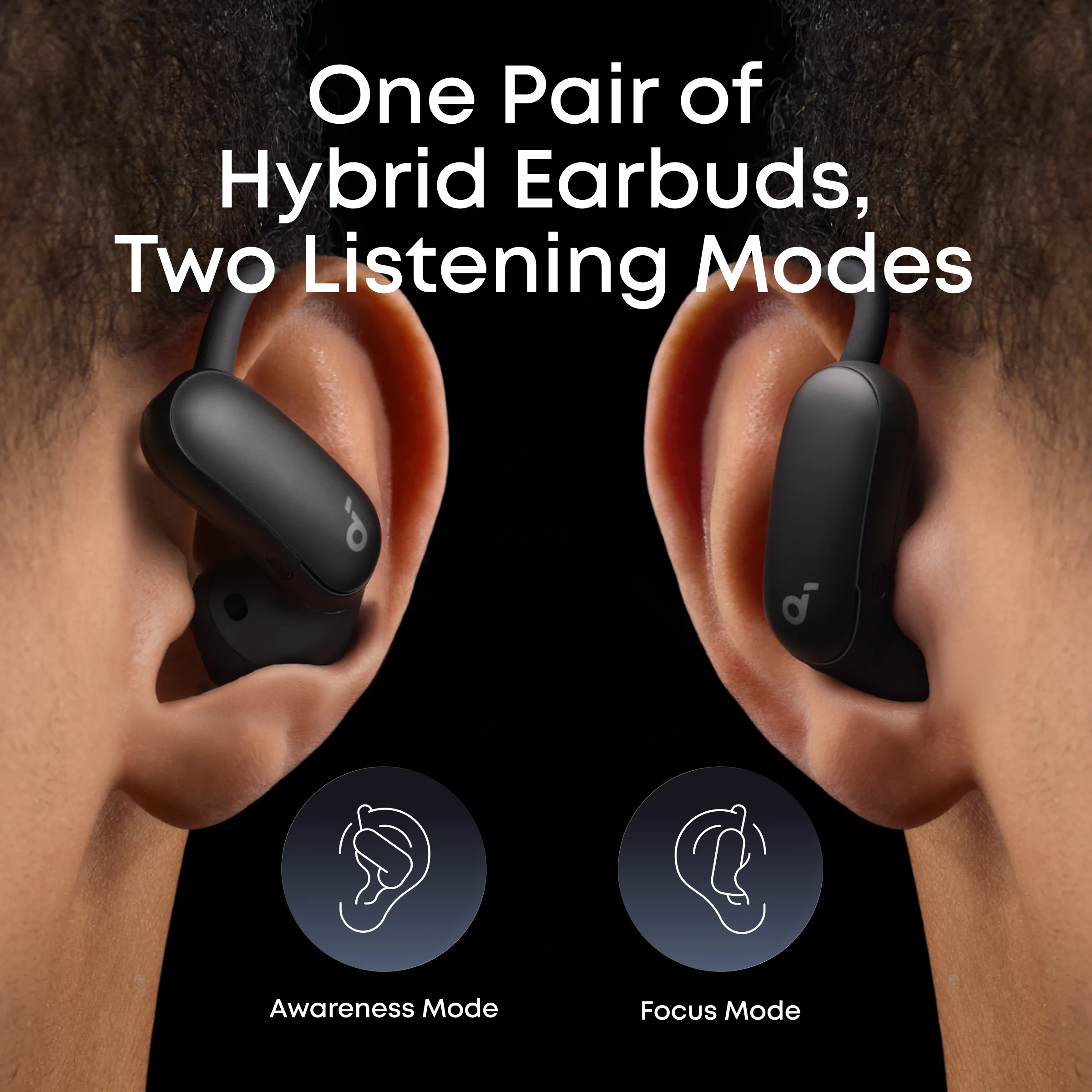 soundcore AeroFit 2 Pro | 2-in-1 Hybrid Earbuds - Image 2