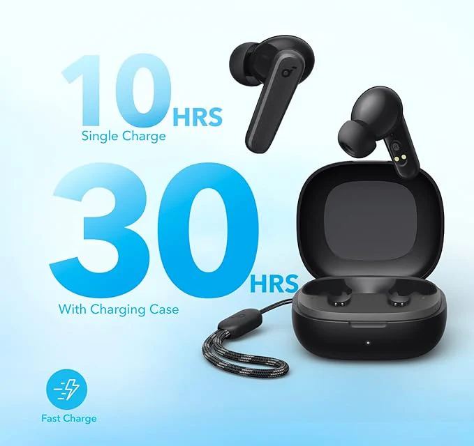 soundcore P20i | True Wireless Earbuds, On-the-Go Design with a Lanyard Attached - Image 4
