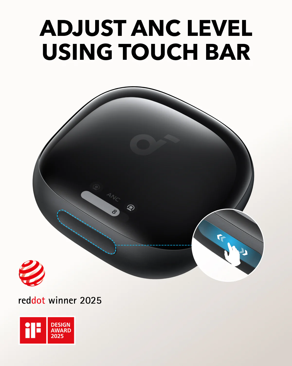 soundcore Liberty 4 Pro | Noise Cancelling Earbuds with Touch-Bar and Display - Image 10