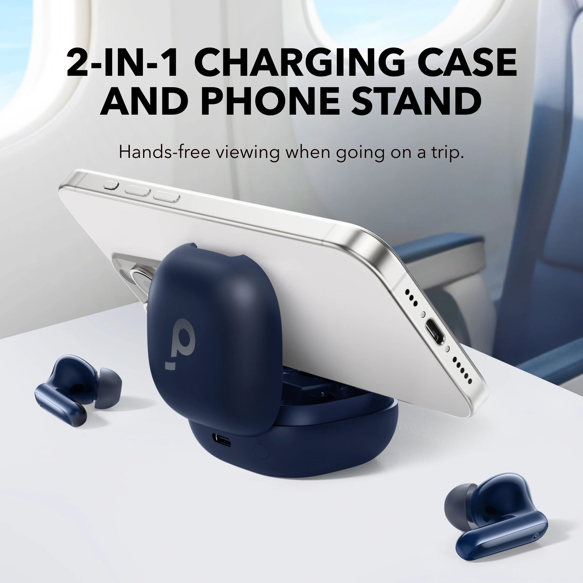 soundcore P40i | Noise Cancelling Earbuds, 2-in-1 Charging Case and Phone Stand - Image 18