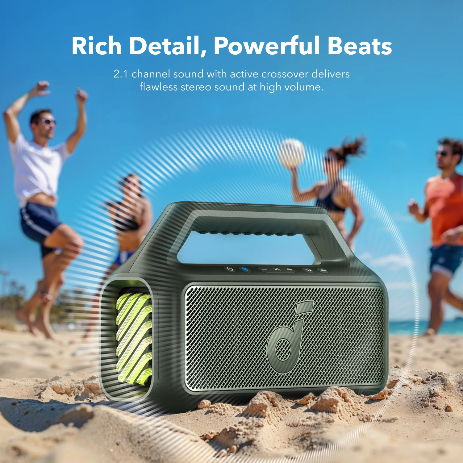 soundcore Boom 2 | Portable Bluetooth Outdoor Speaker, 80W Sound and RGB Lights - Image 17