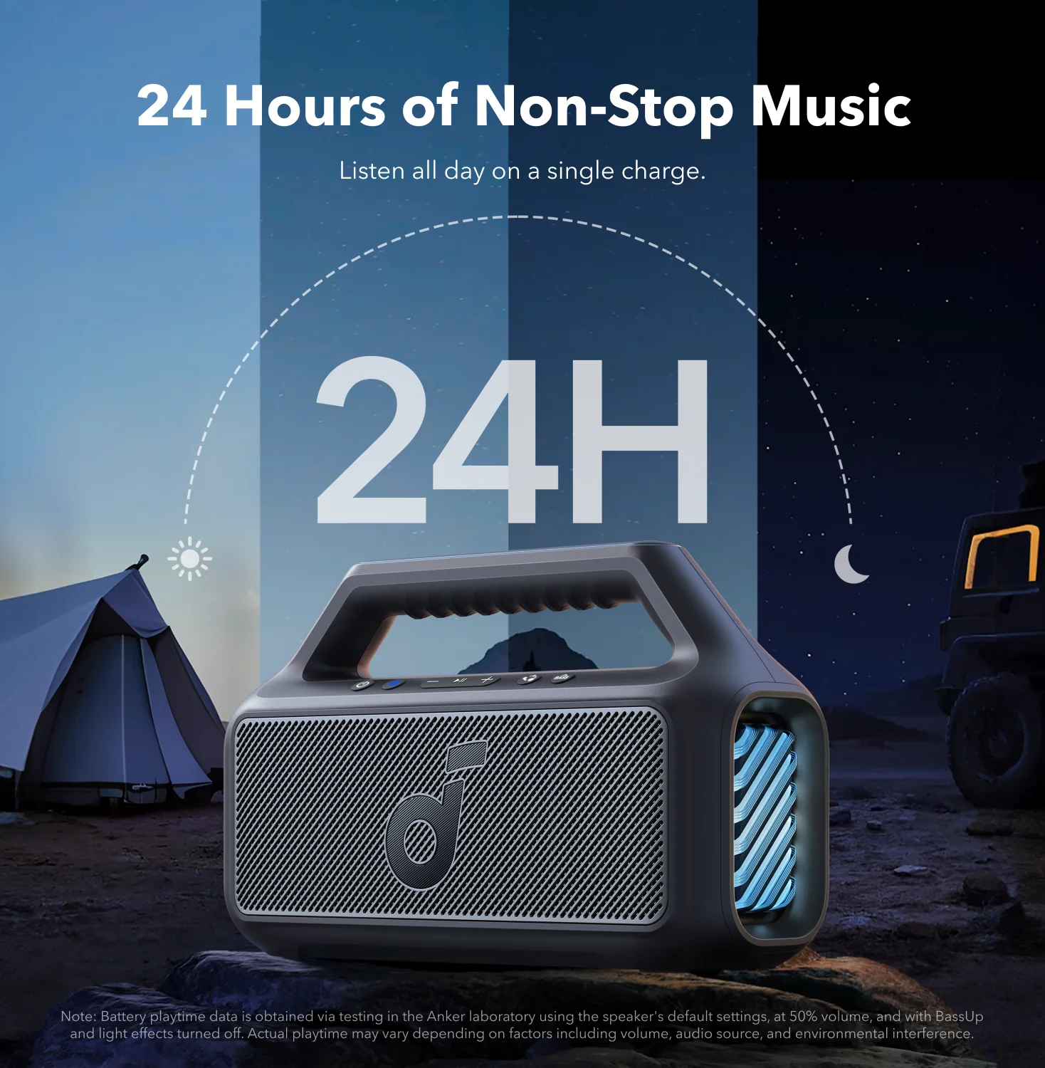 soundcore Boom 2 | Portable Bluetooth Outdoor Speaker, 80W Sound and RGB Lights - Image 6