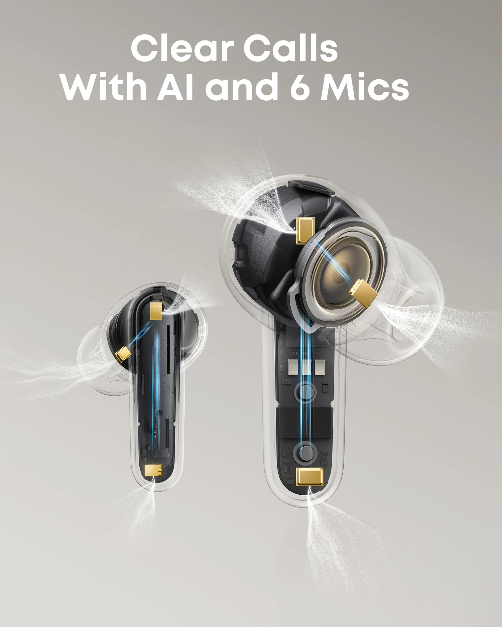 soundcore P41i | Noise Cancelling Earbuds with Portable Phone Charger (Built-in USB-C Cable) - Image 6