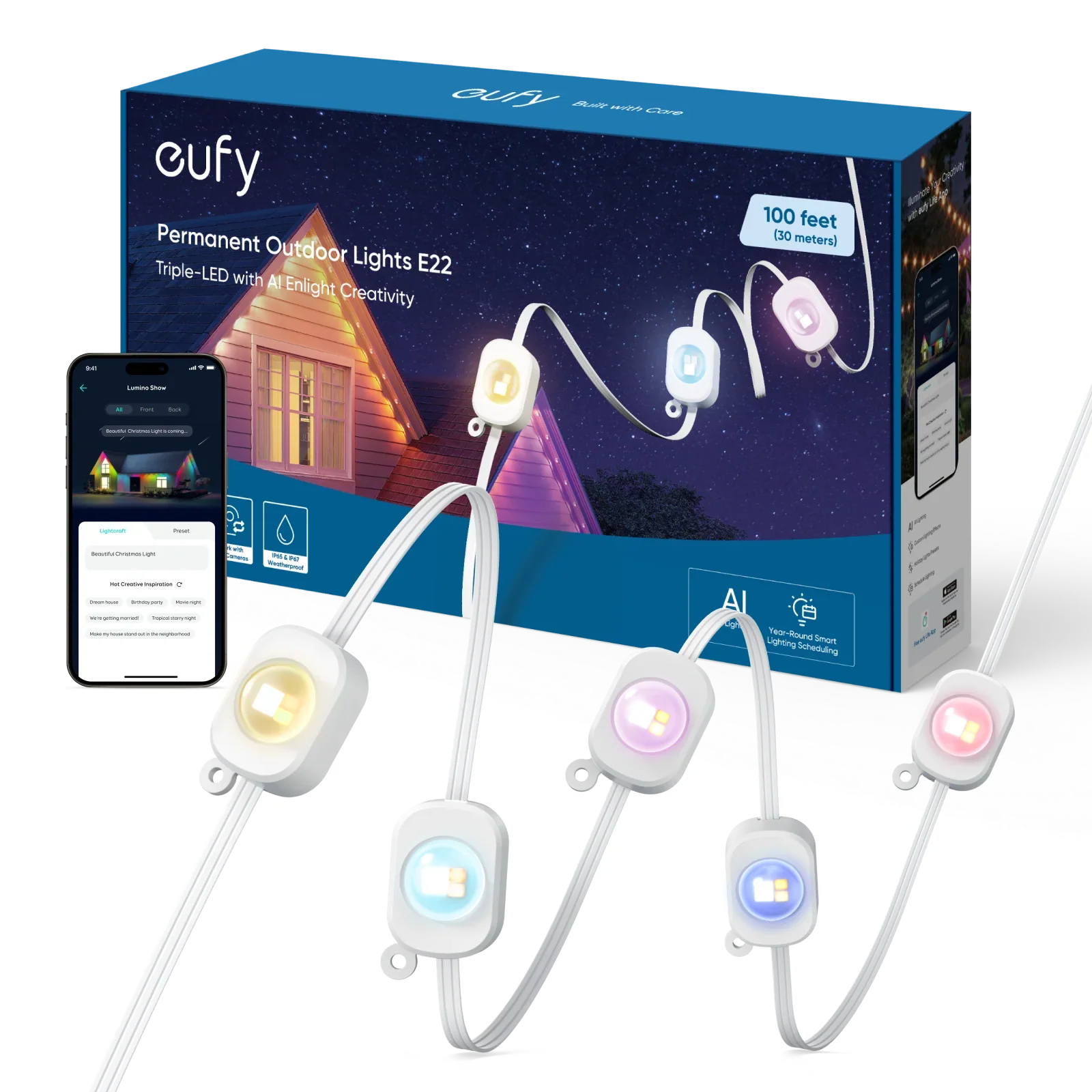 Soundcore Motion X600 + Eufy Permanent Outdoor Lights E22 100ft + Anker MagGo Wireless Charging Station (3-in-1) - Image 7