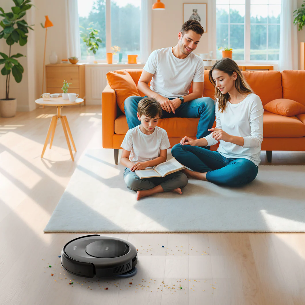 Eufy Robot Vacuum Omni C20 + Soundcore Rave 3S | AI Karaoke Party Speaker with 200W Sound + Eufy Outdoor String Lights E10 - Image 8