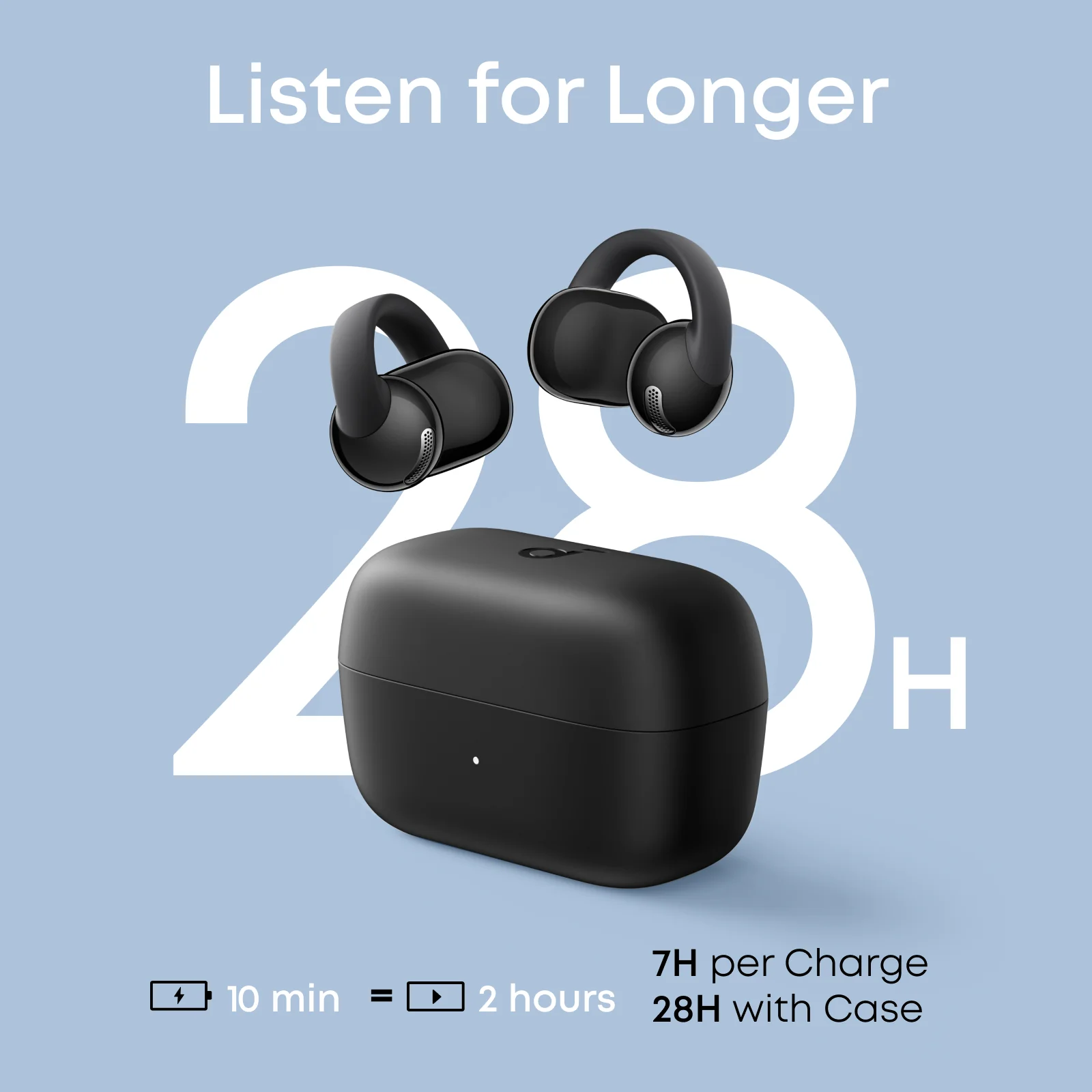 soundcore C50i | Open-Ear Clip-On Earbuds with Adaptive Comfort - Image 4