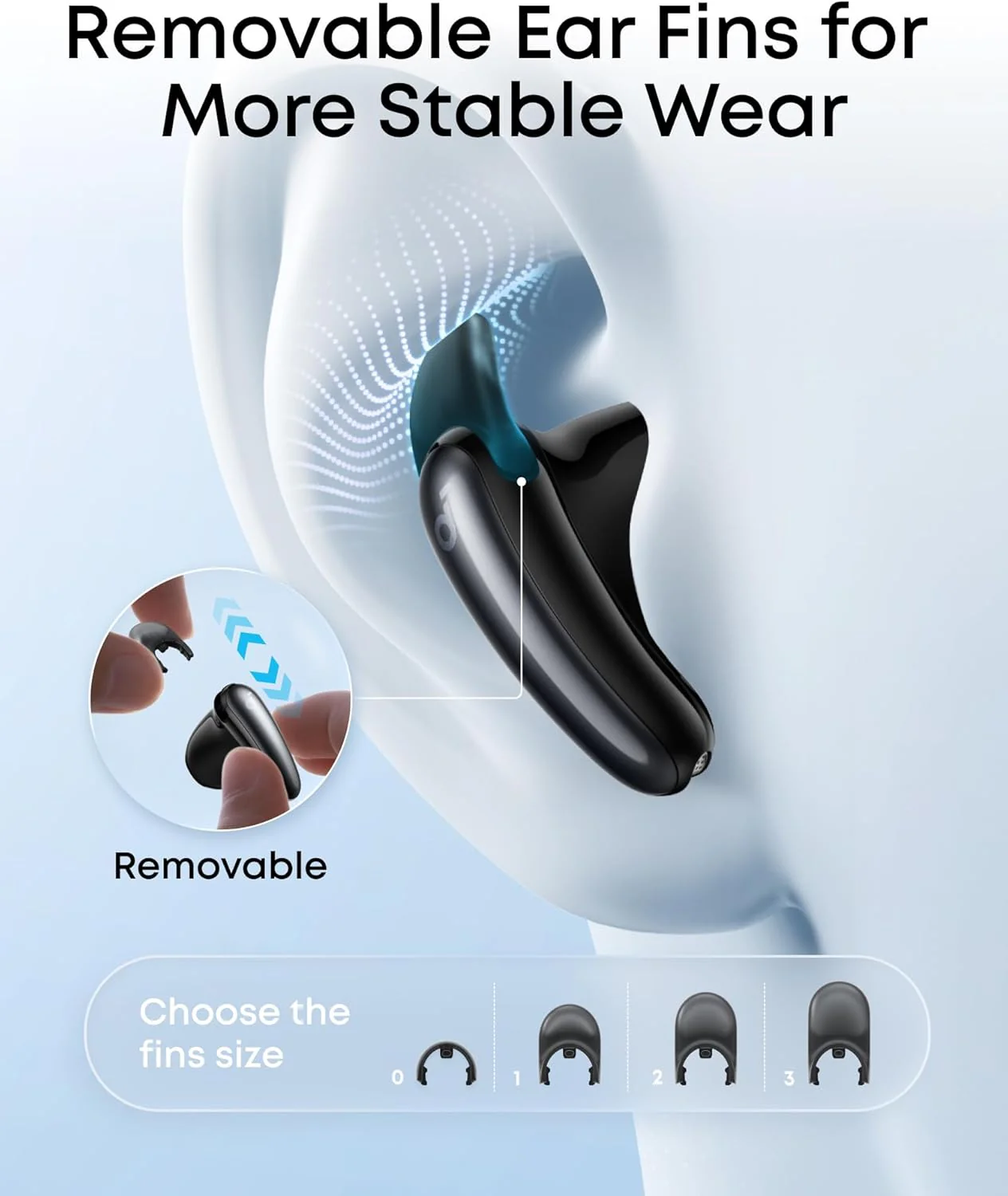 soundcore Liberty Buds | Half-In-Ear Wireless Bluetooth Earbuds with ANC - Image 4
