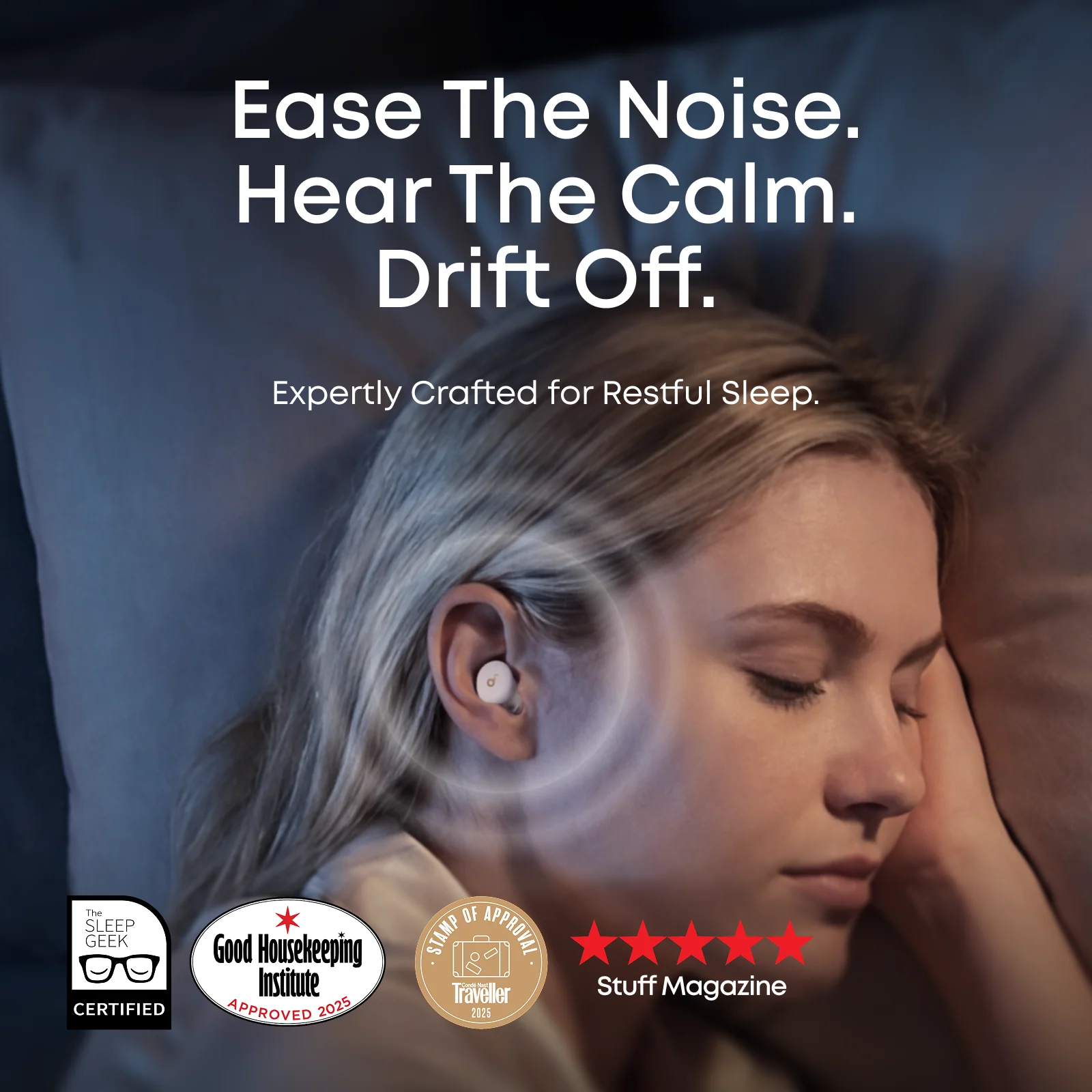 soundcore Sleep A30 | Ultra-Comfortable Sleep Earbuds with ANC - Image 3
