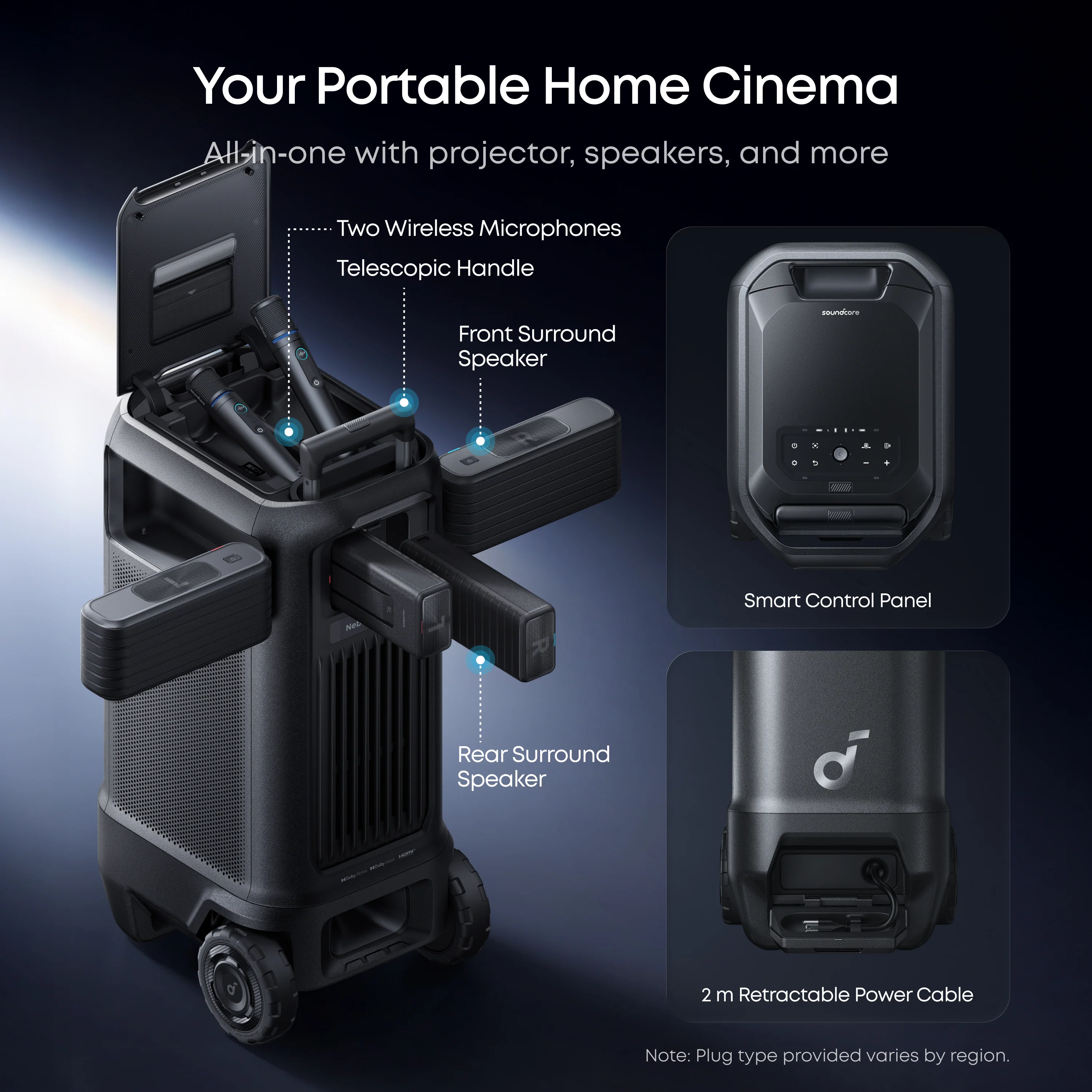 soundcore Nebula X1 Pro | Triple Laser 4K Projector, Portable Home Cinema with Dolby Atmos - Image 6