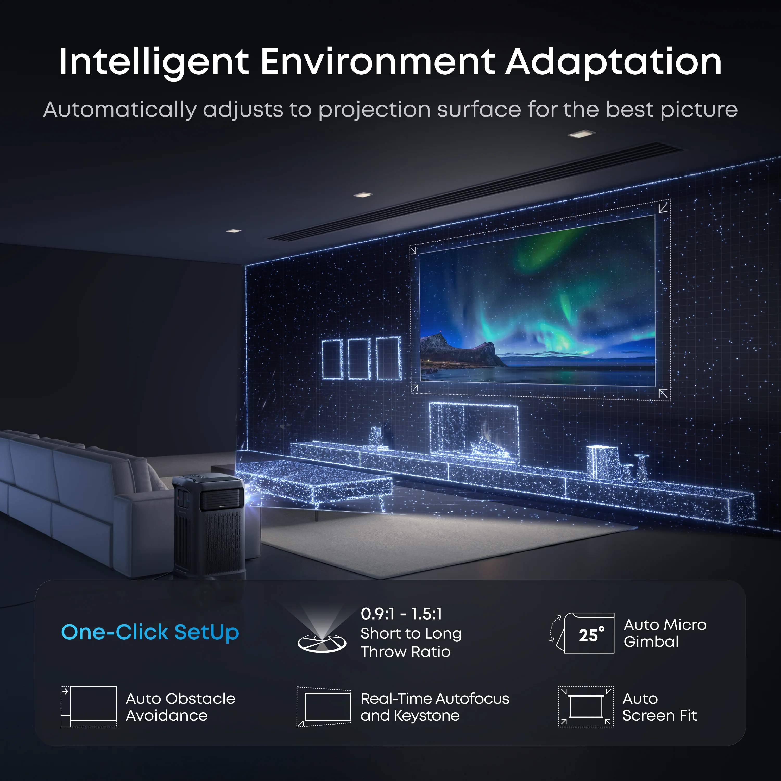 soundcore Nebula X1 Pro | Triple Laser 4K Projector, Portable Home Cinema with Dolby Atmos - Image 7