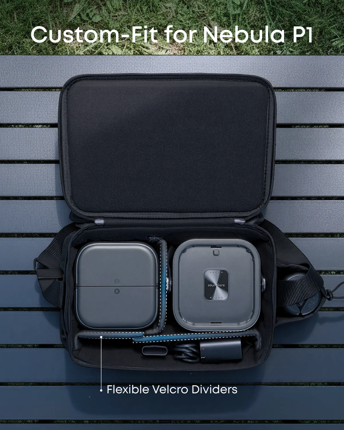 soundcore Nebula P1 Carry Case｜Splash-Proof & Durable - Image 4