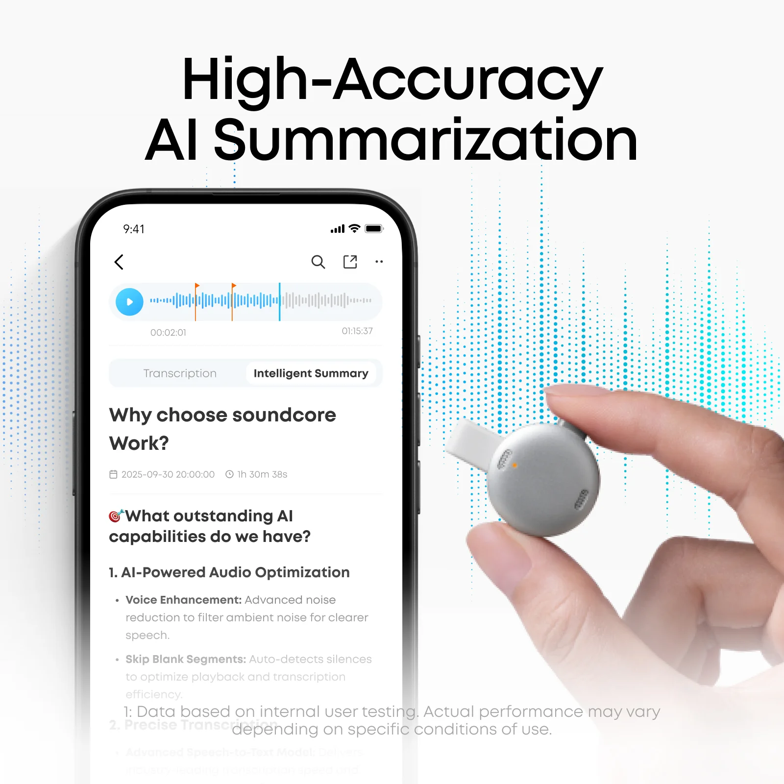 soundcore Work | The World's First Coin-Sized AI Voice Recorder - Image 20