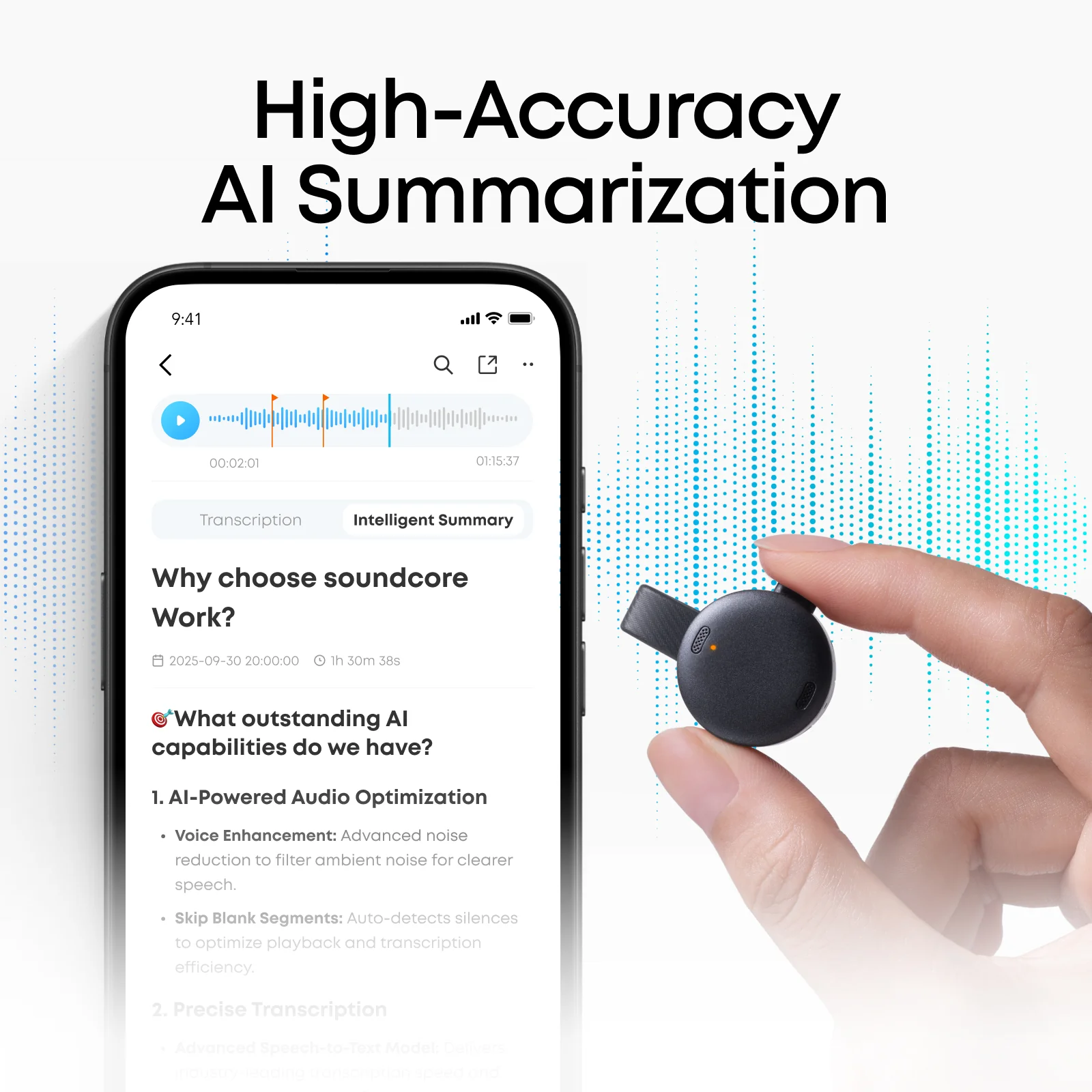 soundcore Work | The World's First Coin-Sized AI Voice Recorder - Image 8