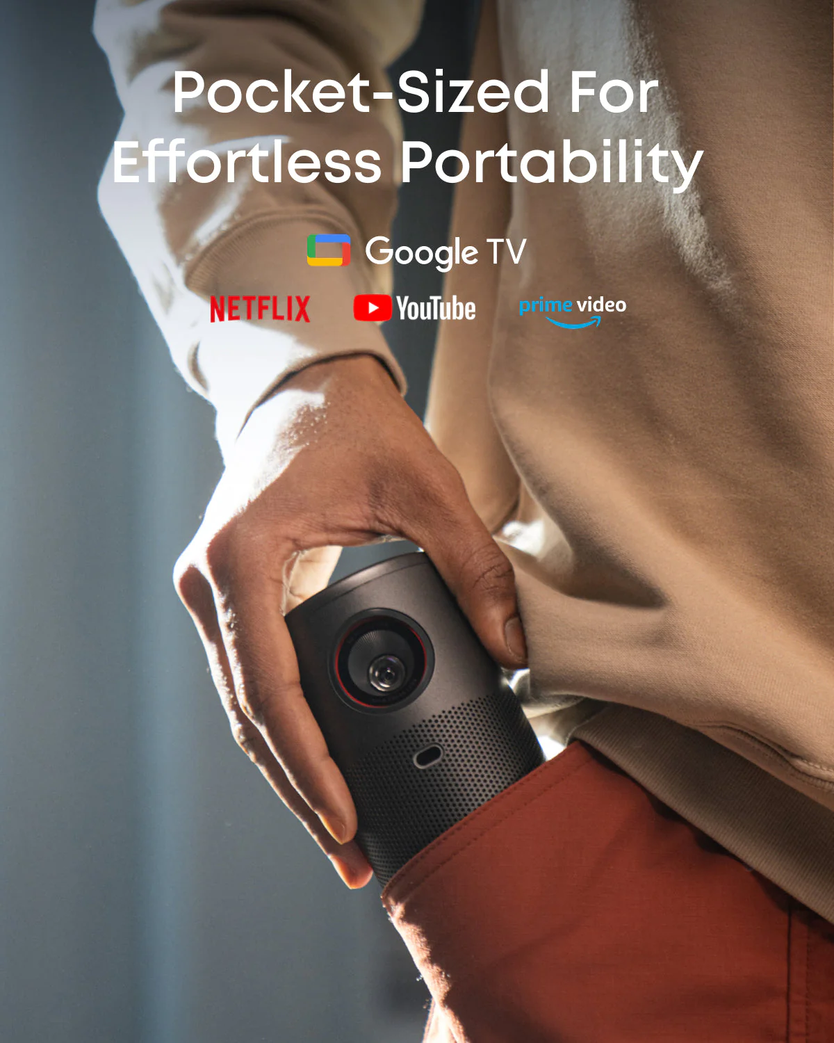soundcore Nebula Capsule Air | Ultra-Portable Google TV Mini Projector - Image 2