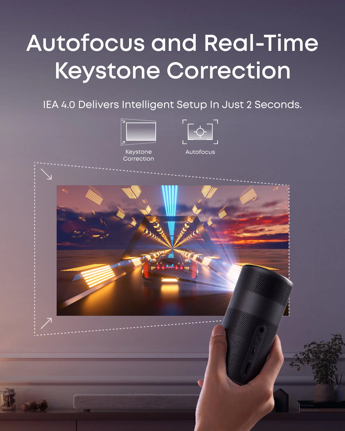 soundcore Nebula Capsule Air | Ultra-Portable Google TV Mini Projector - Image 5