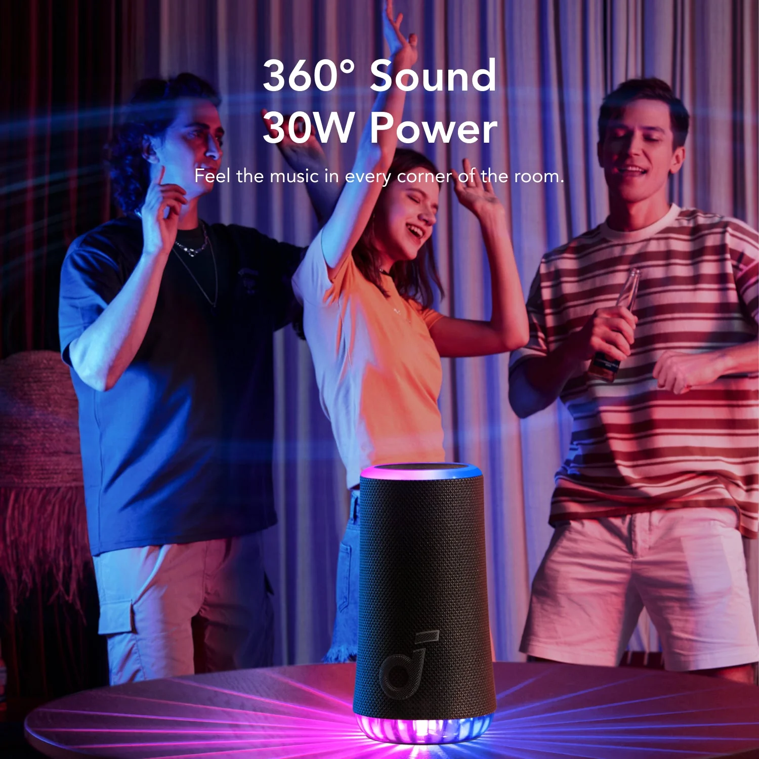 Glow | Portable Speaker with Synchronized Light Show - Image 3