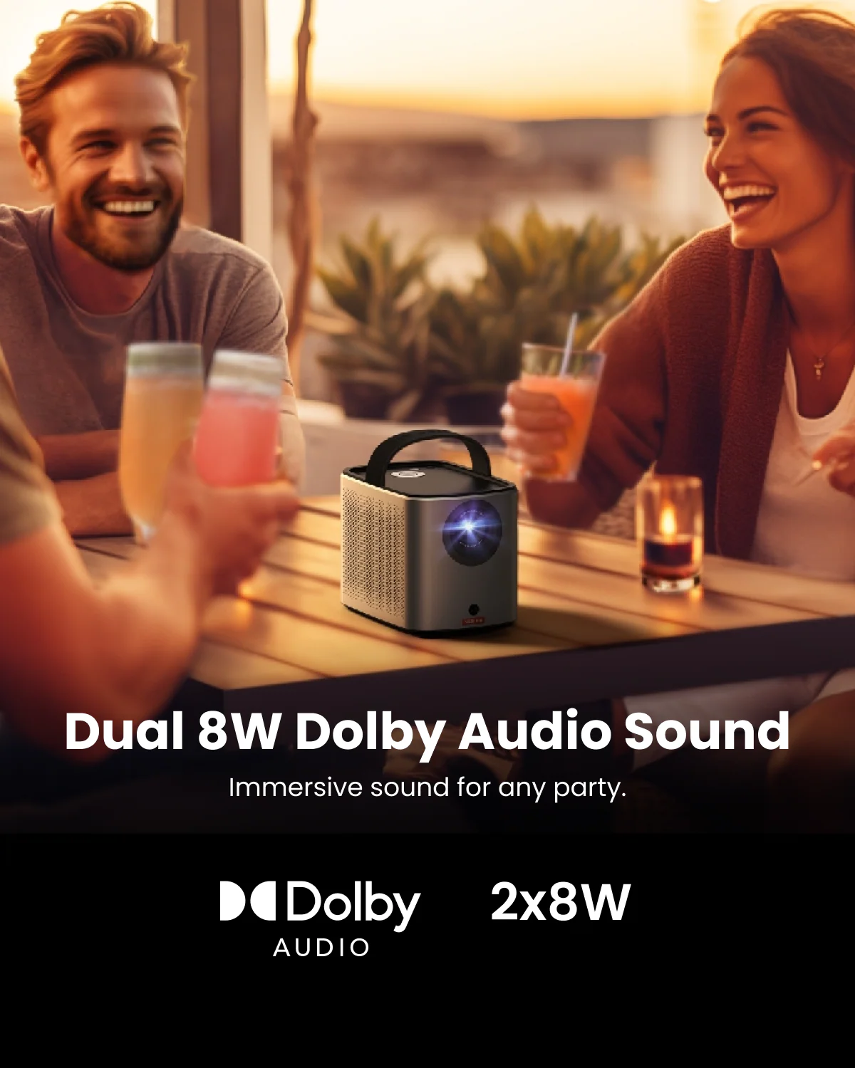 soundcore Nebula Mars 3 Air | 1080p Portable Projector with Google TV, Built-In Battery - Image 5