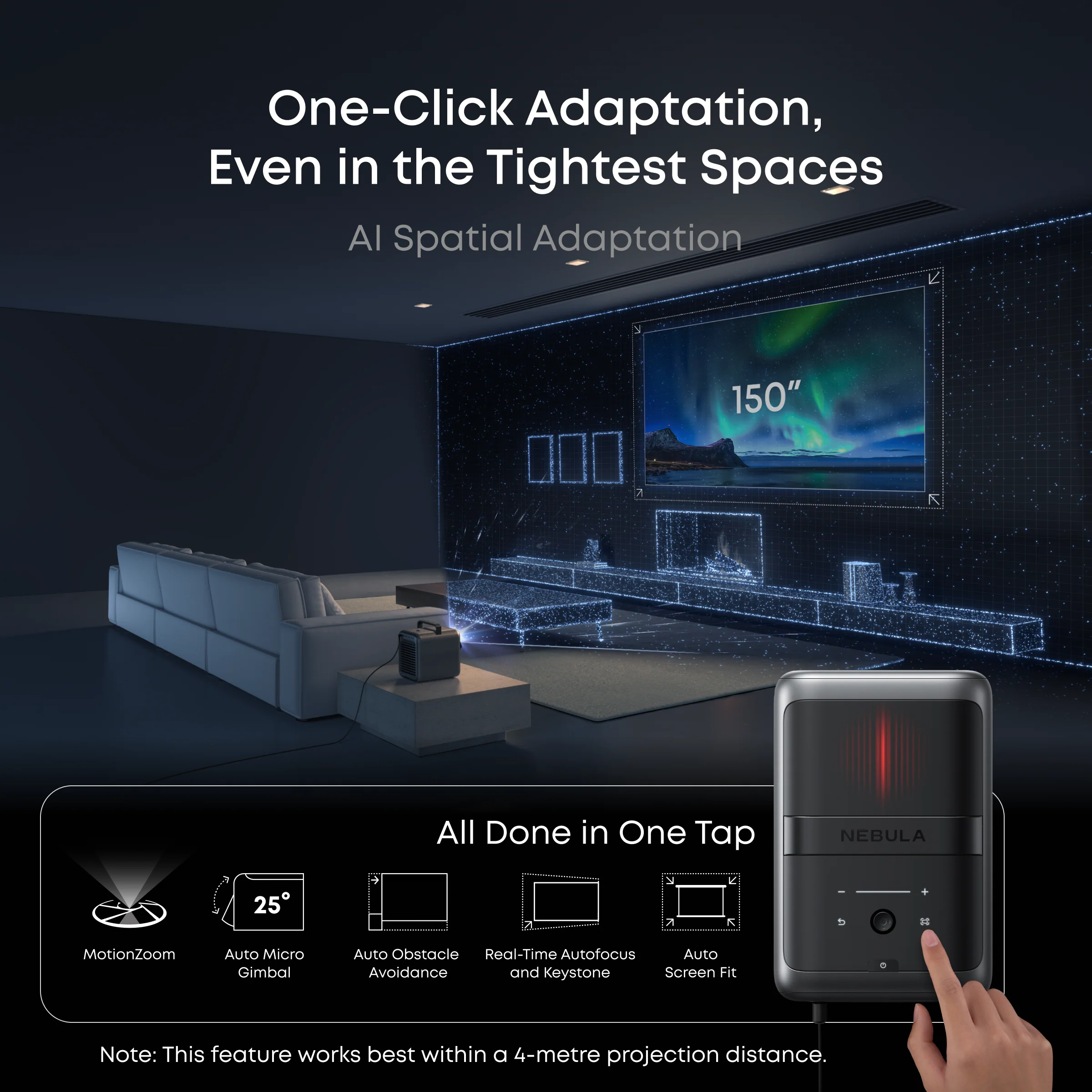 soundcore Nebula X1 | Triple Laser 4K Projector, Portable Home Cinema - Image 4