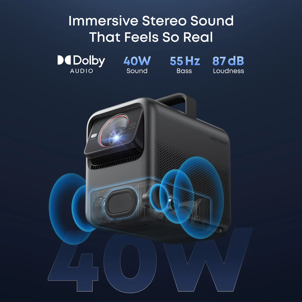 soundcore Nebula X1 | Triple Laser 4K Projector, Portable Home Cinema - Image 6