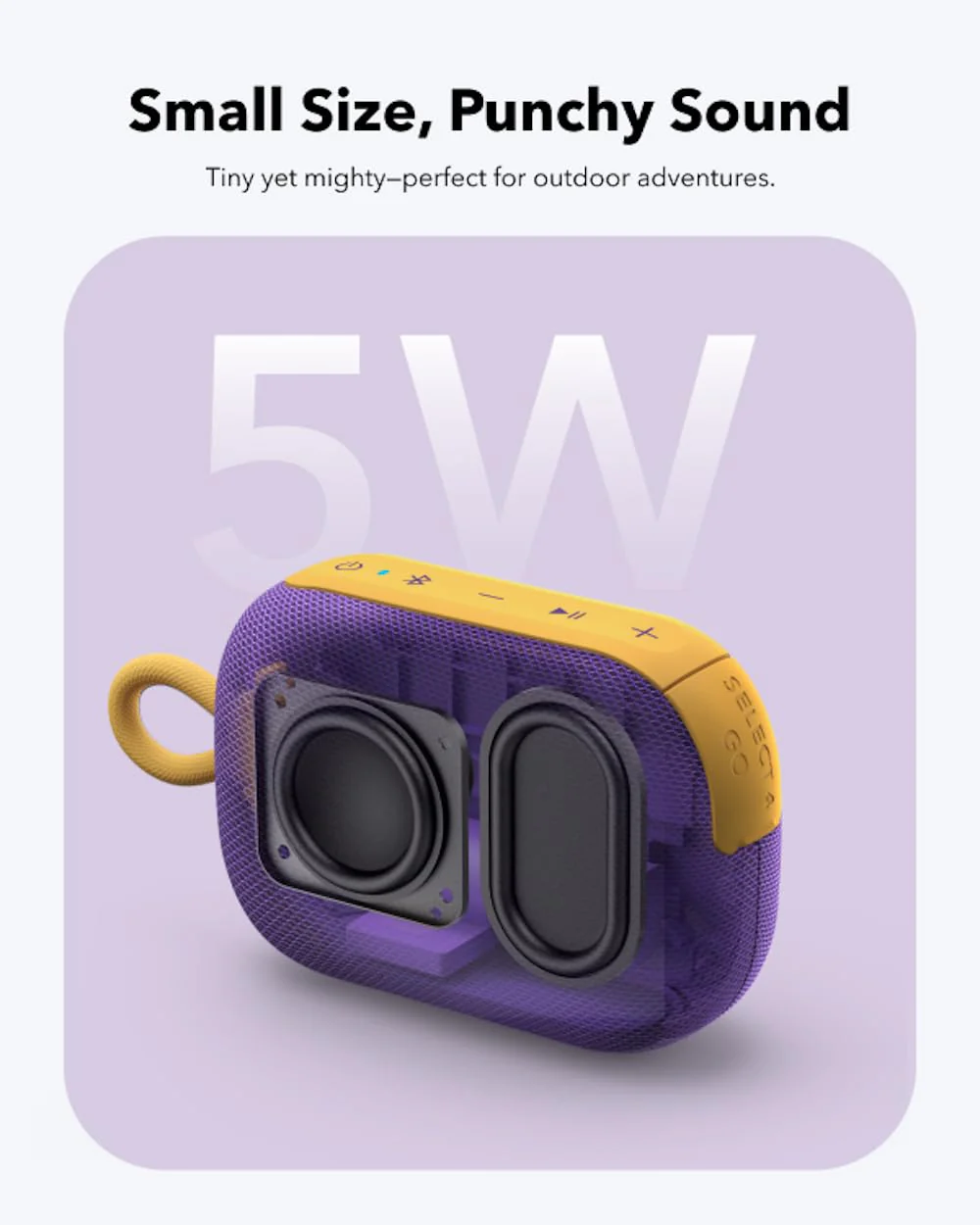 soundcore Select 4 Go | Ultra Portable Bluetooth Speaker, IP67 Waterproof - Image 23