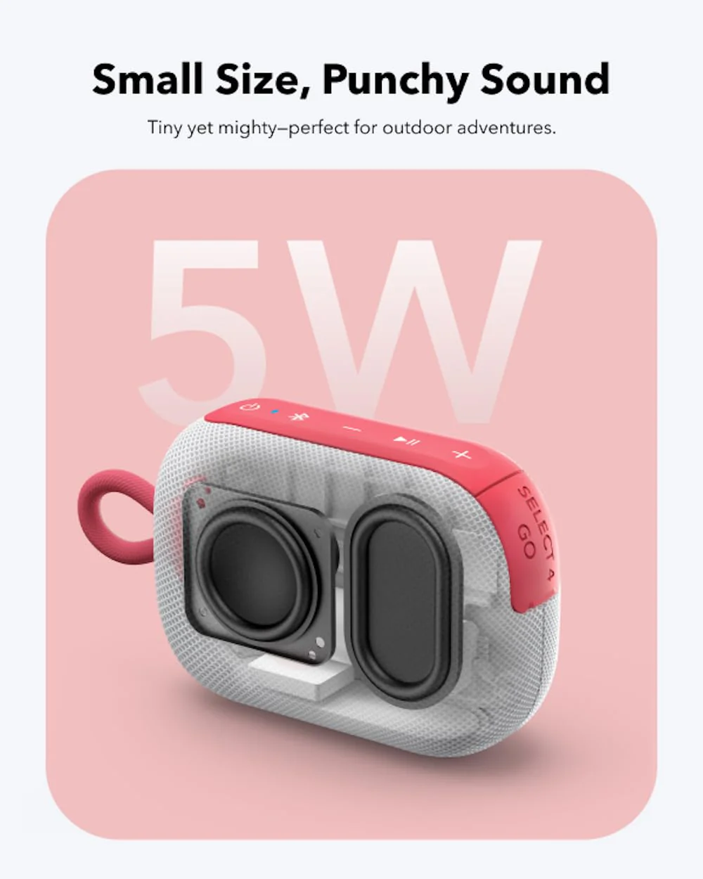 soundcore Select 4 Go | Ultra Portable Bluetooth Speaker, IP67 Waterproof - Image 30