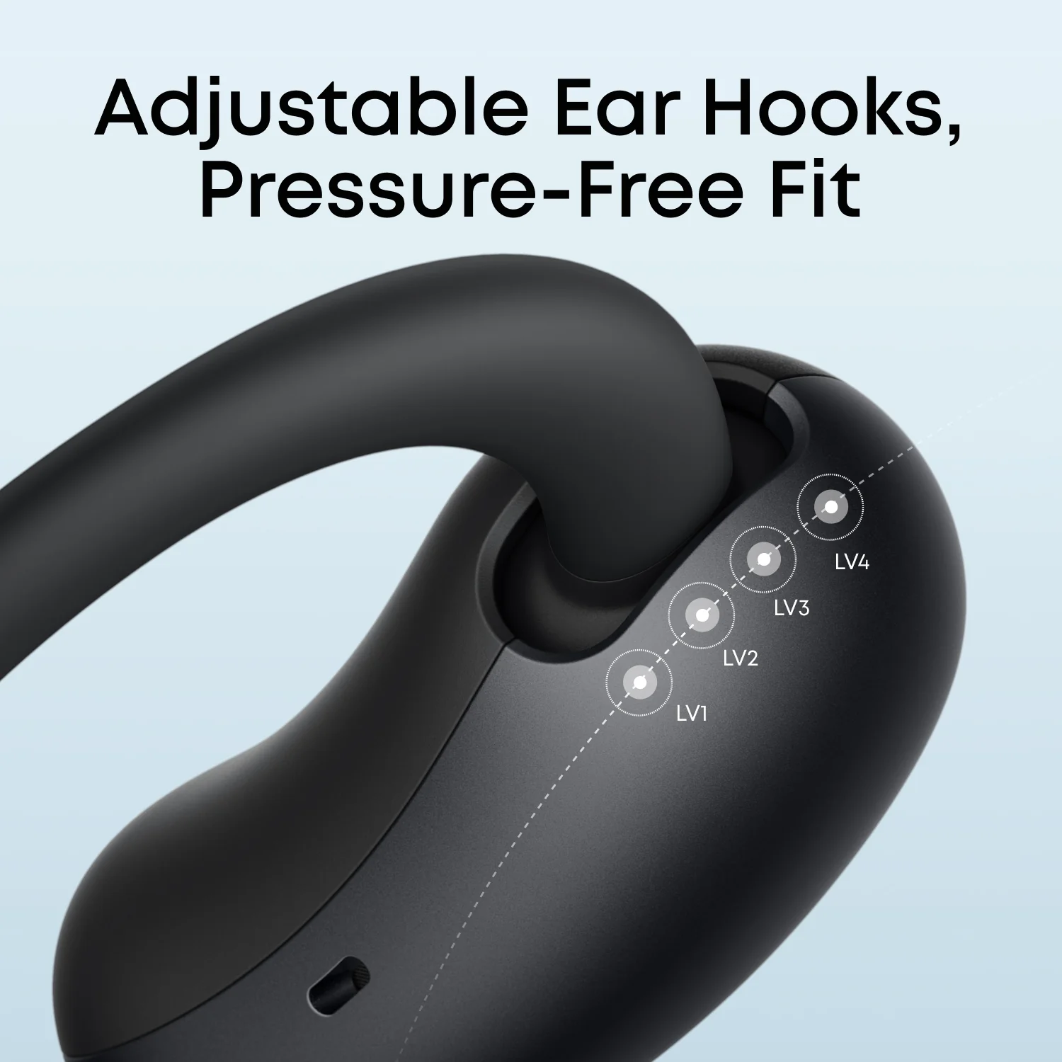 soundcore AeroFit 2 | Adjustable Open-Ear Headphones, All-Day Comfort - Image 3