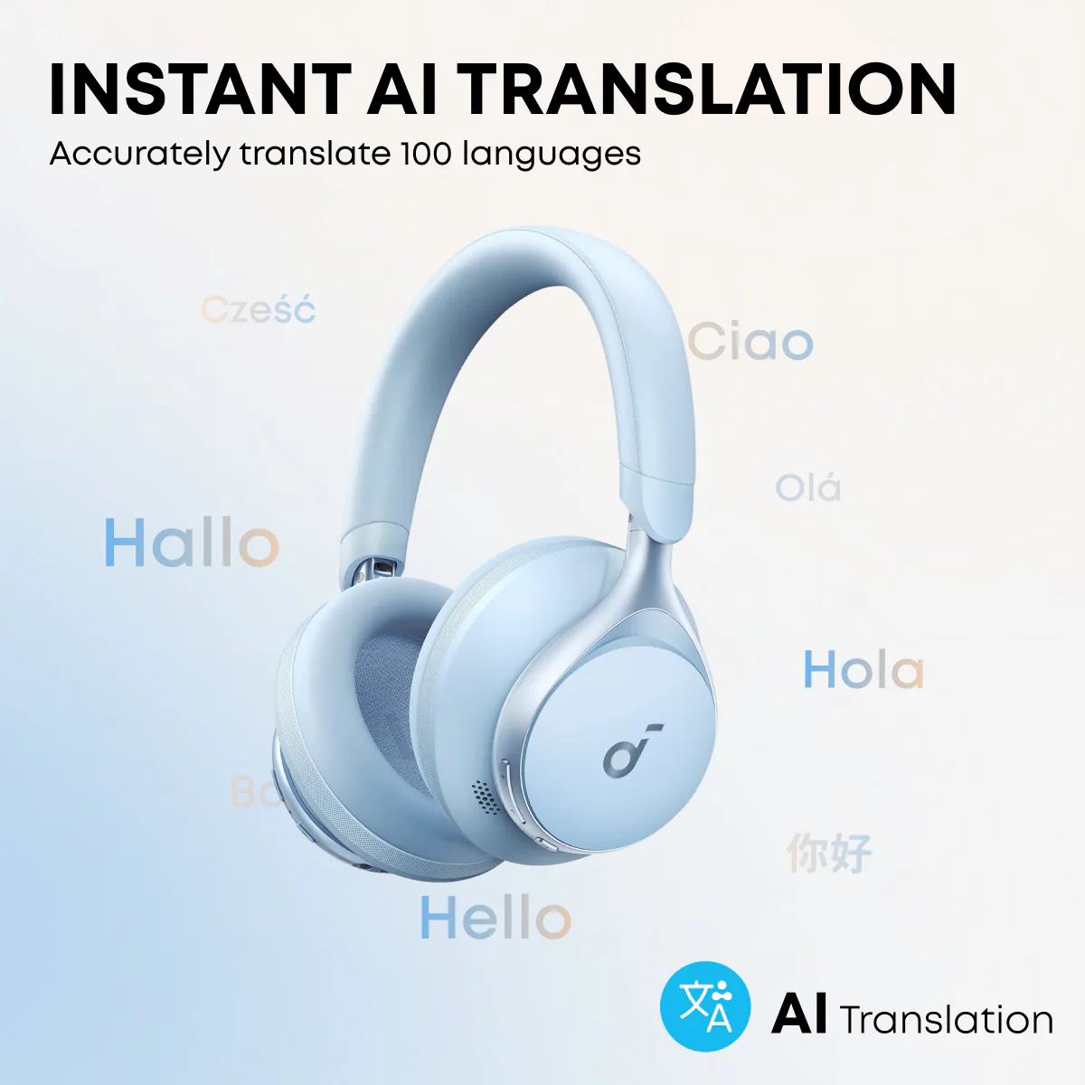 soundcore Space One | Noise Cancelling Headphones, 2X Stronger Voice Reduction - Image 15