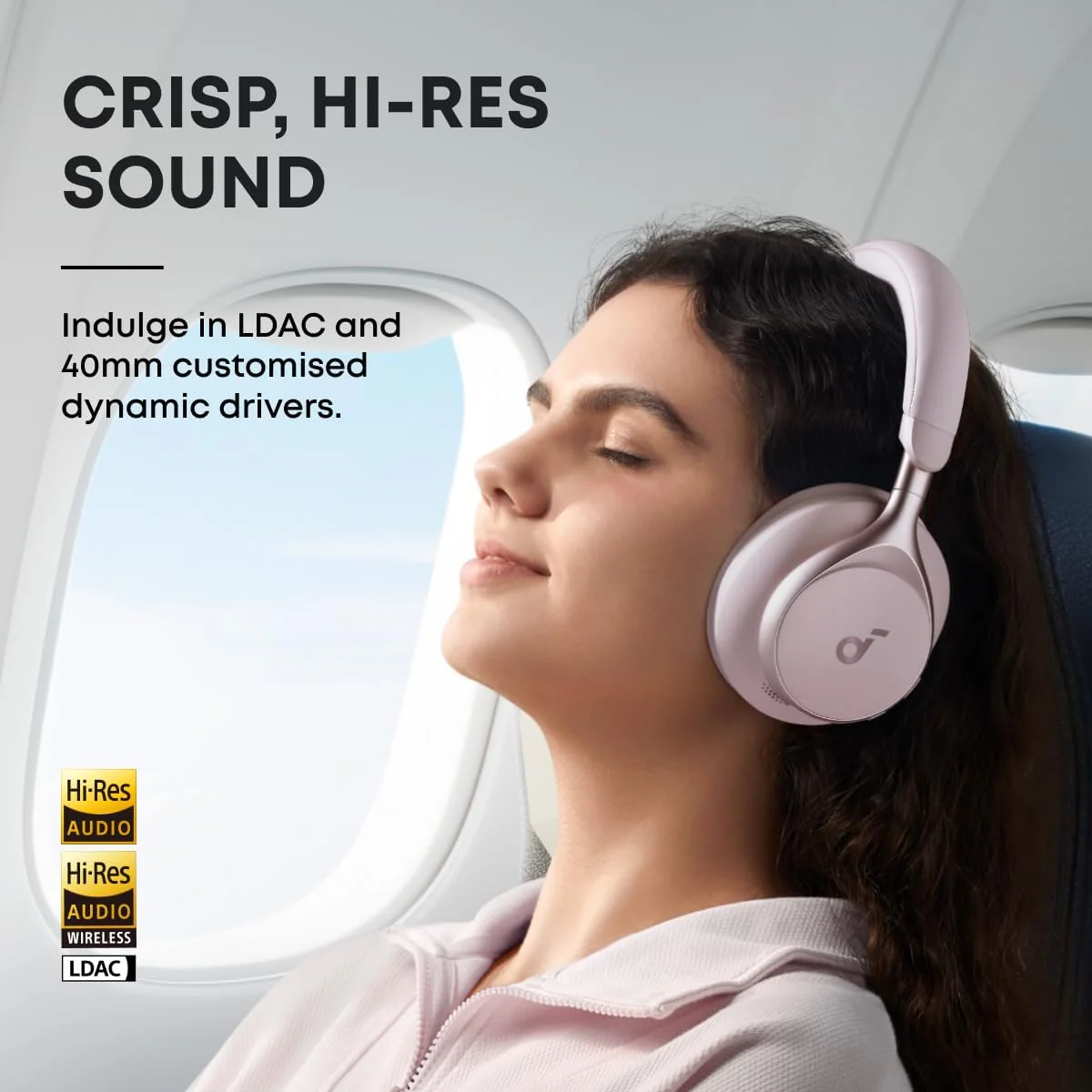 soundcore Space One | Noise Cancelling Headphones, 2X Stronger Voice Reduction - Image 24