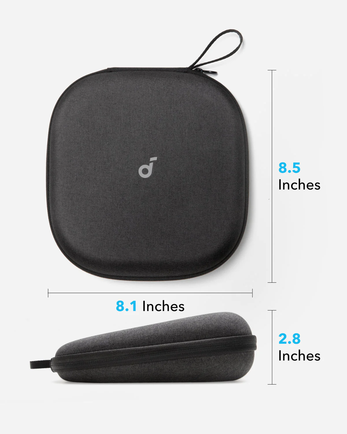 soundcore Over-Ear Headphones Travel Case (Black) - Image 4