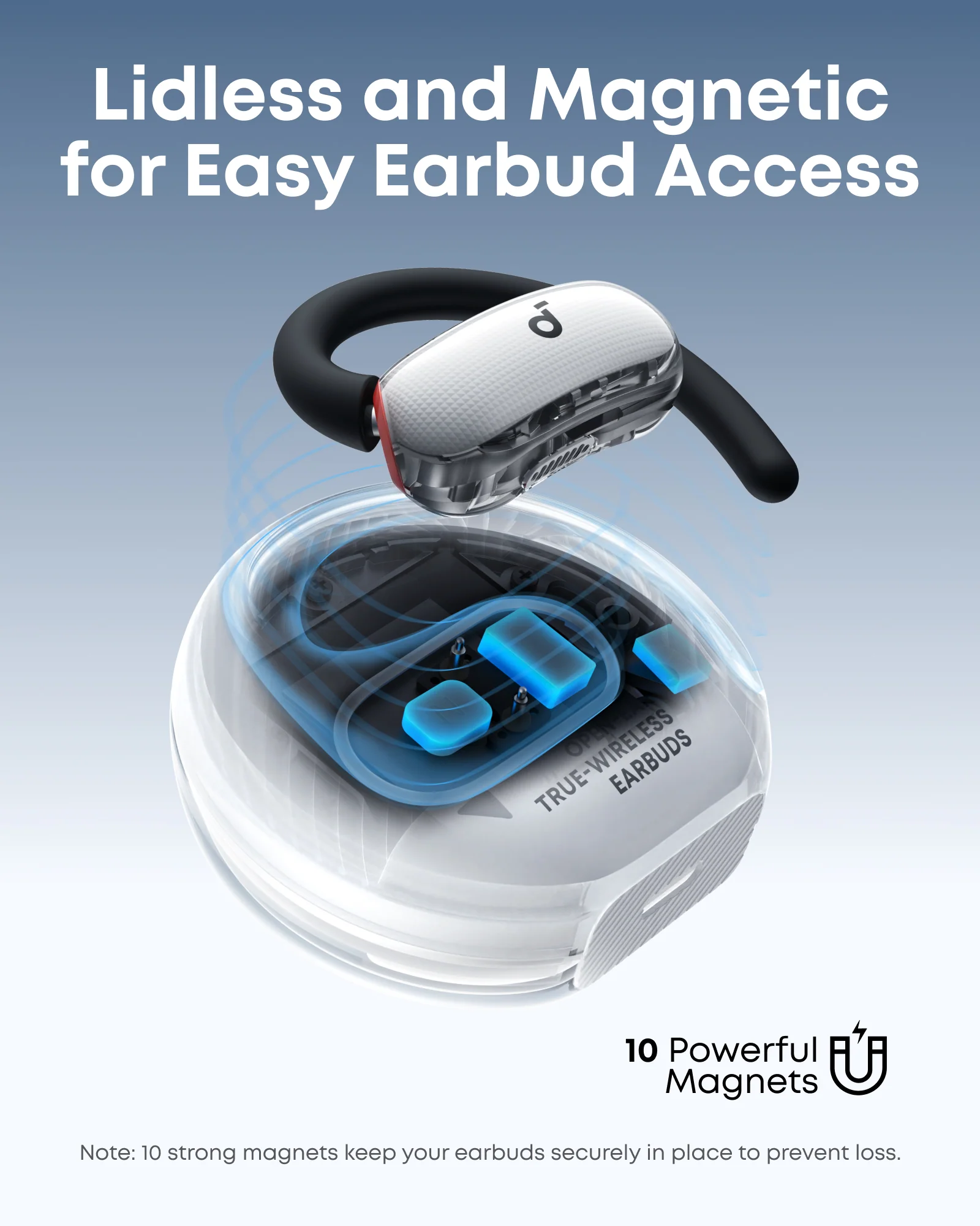 soundcore V40i | Adjustable Open-Ear Headphones with Clear Design - Image 12